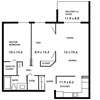 Hampton House Apartments - one bedroom